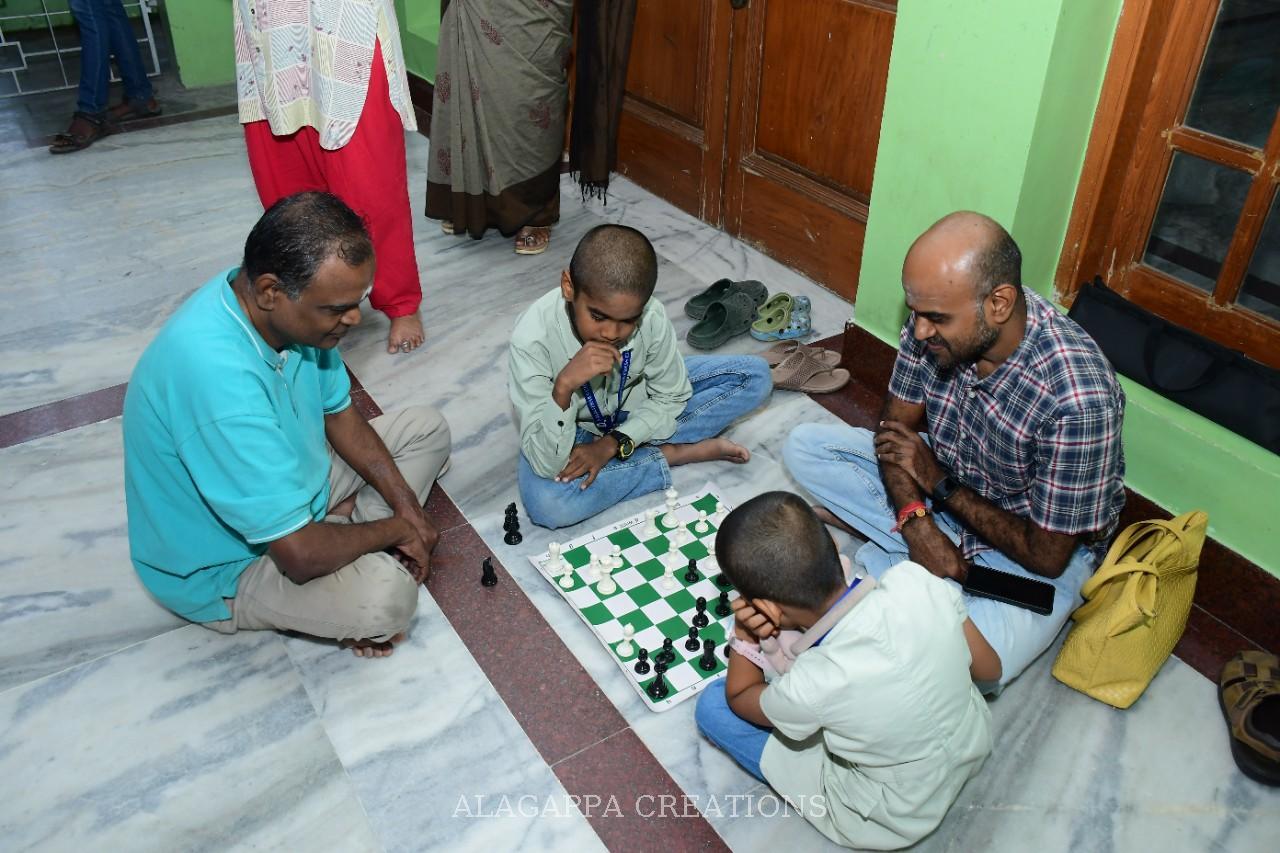 Generations playing together
